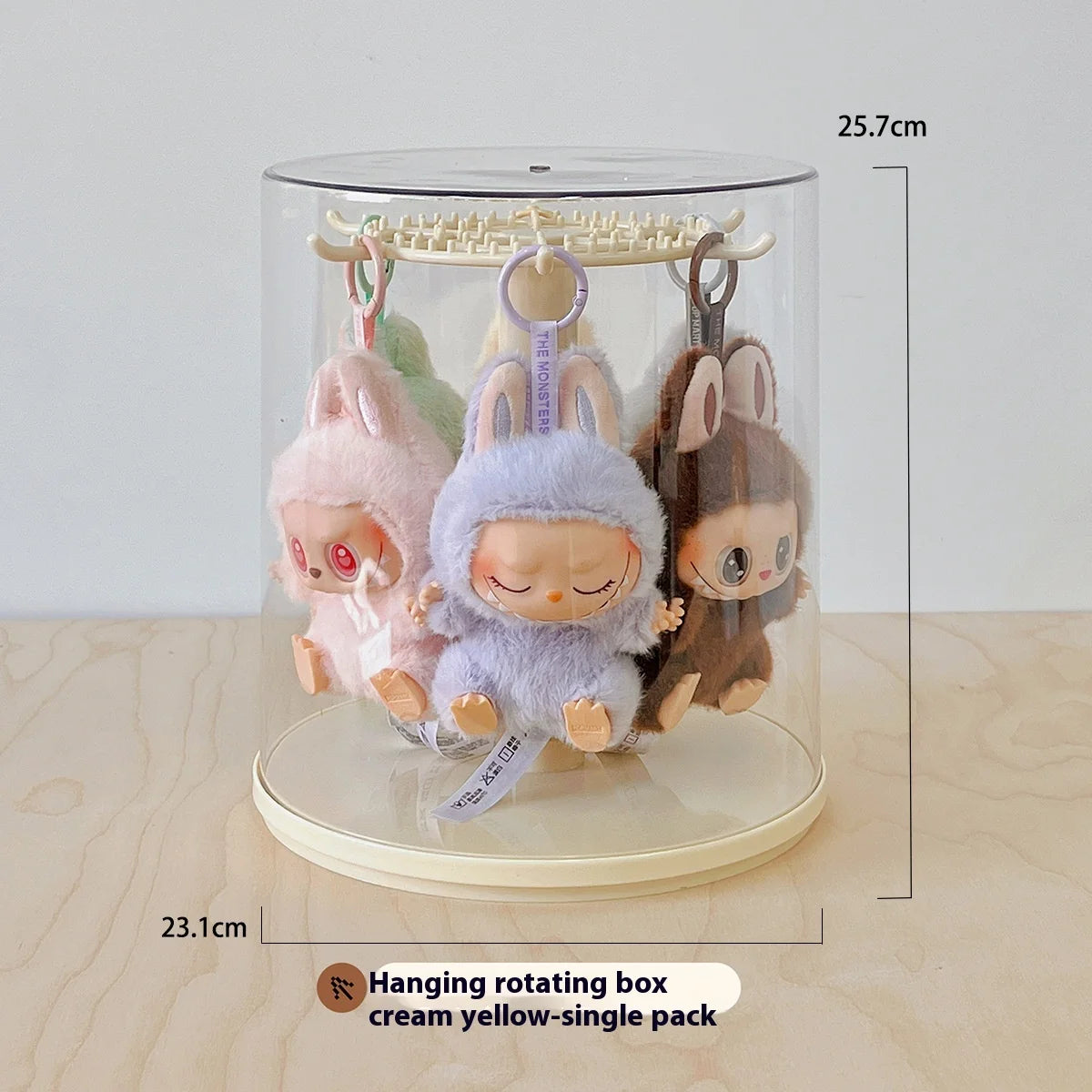 Labubu Pendant Display Box Rotating