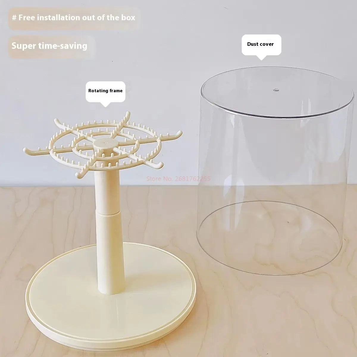 Labubu Pendant Display Box Rotating