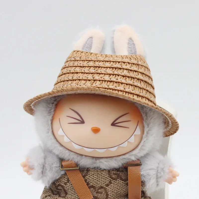 Labubu Straw Sun Hat