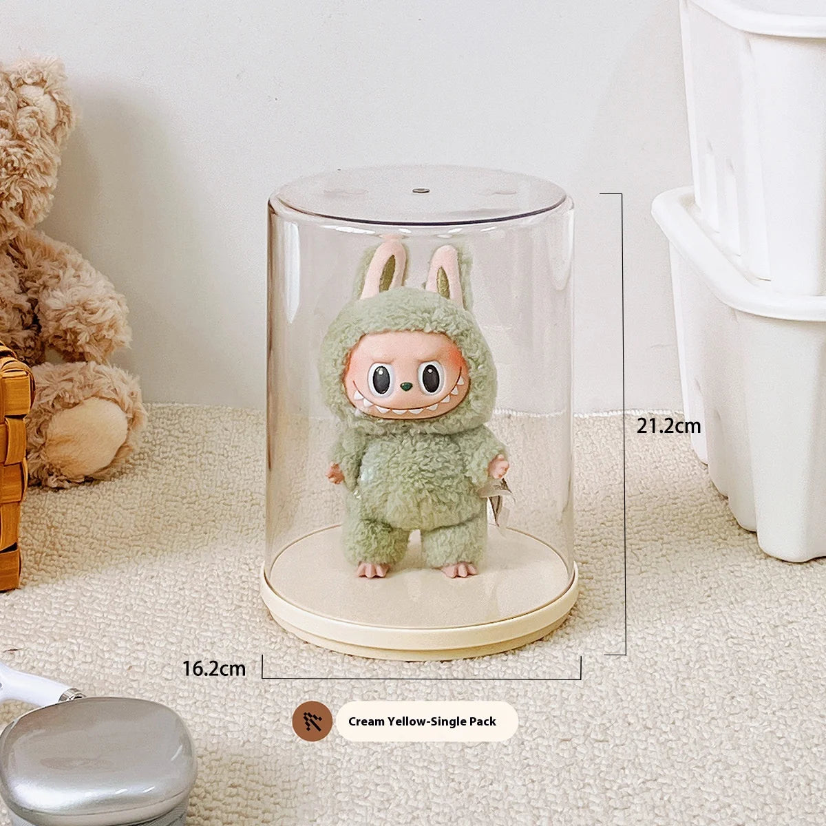 Labubu Pendant Display Box Rotating