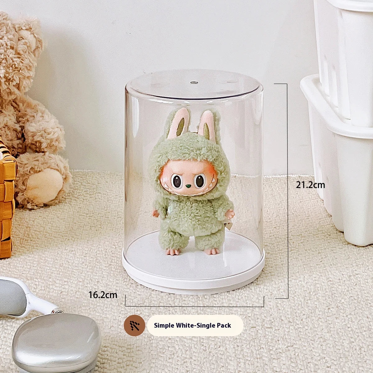 Labubu Pendant Display Box Rotating
