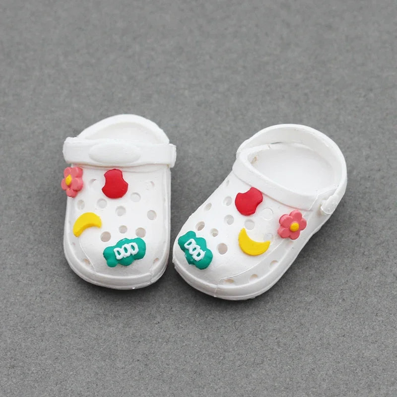Labubu Doll Croc Shoes