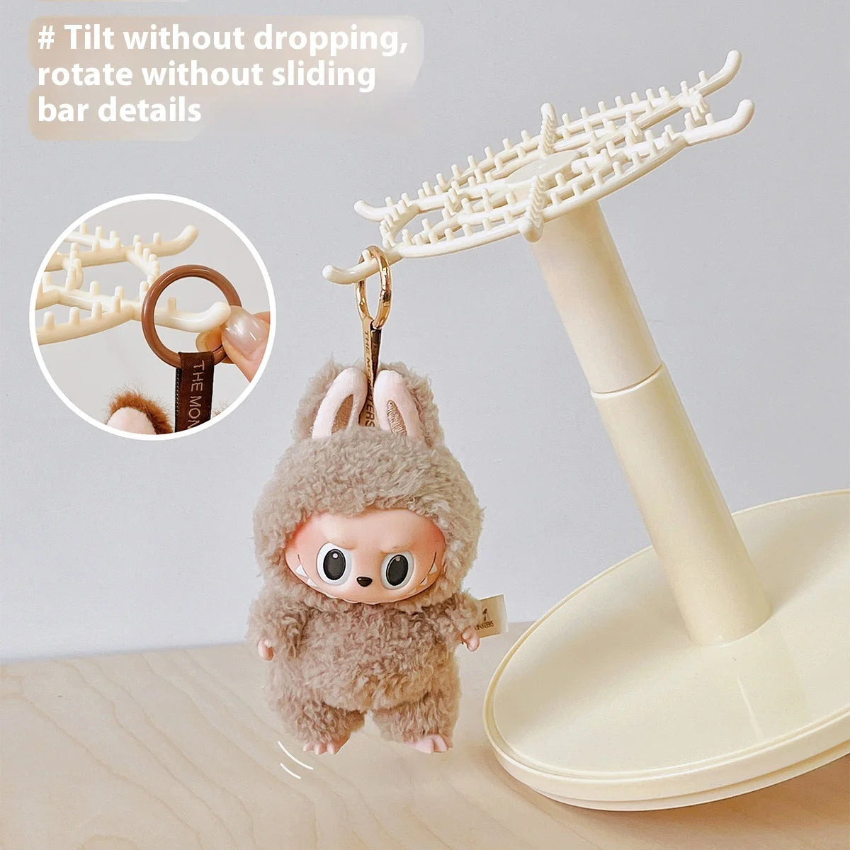 Labubu Pendant Display Box Rotating