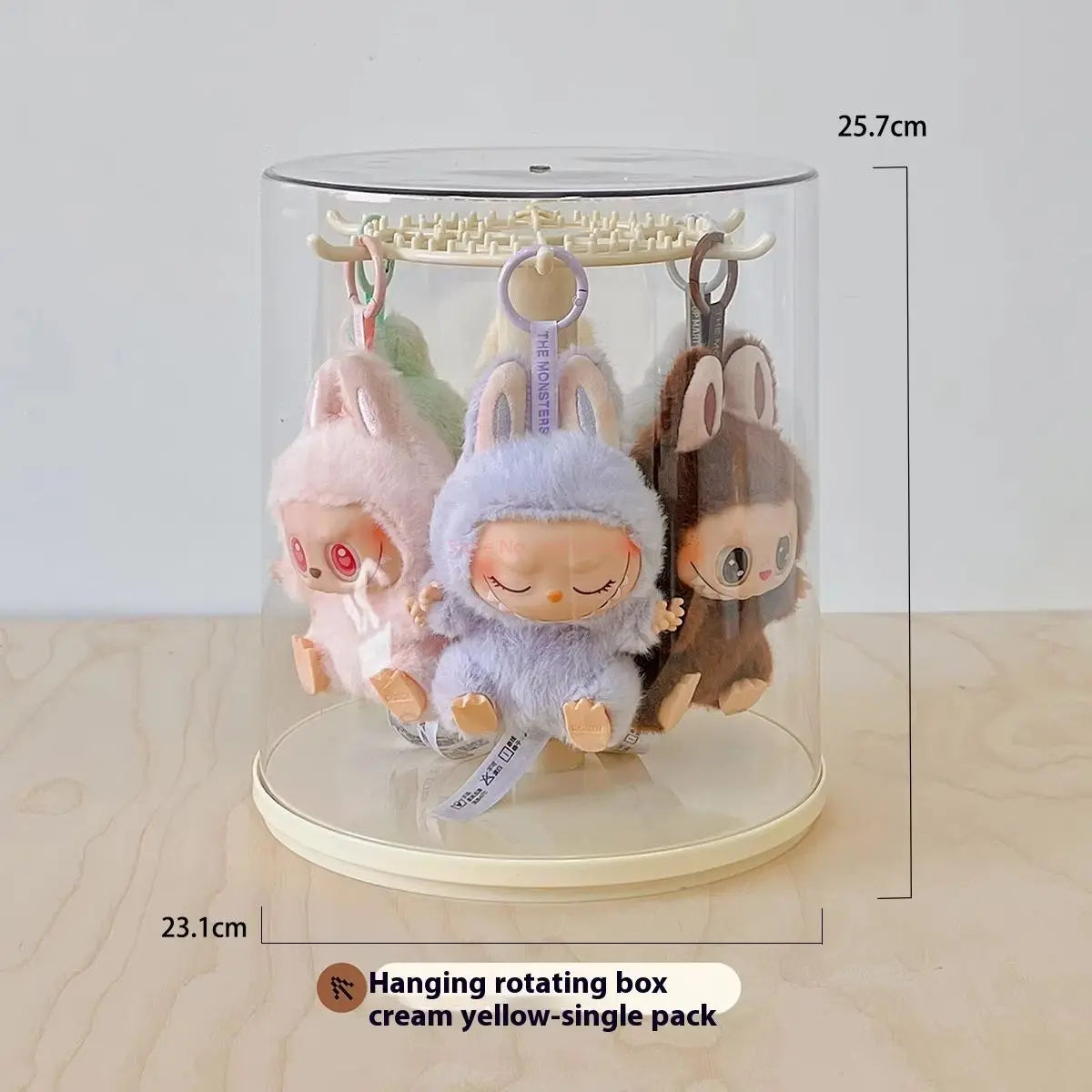Labubu Pendant Display Box Rotating